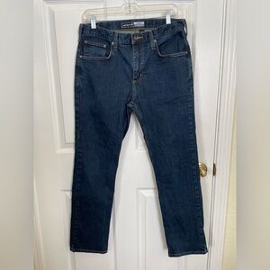 Carhartt Rugged Flex 5 Pocket Tapered Jeans Slim Fit 32x30 BD2807-M Blue Denim